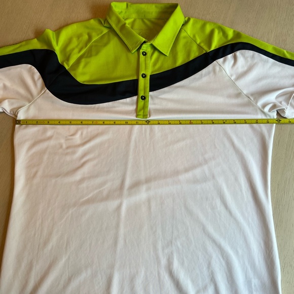 Galvin Green Magnum Green White Navy Golf Polo Shirt Size XL - Picture 10 of 13